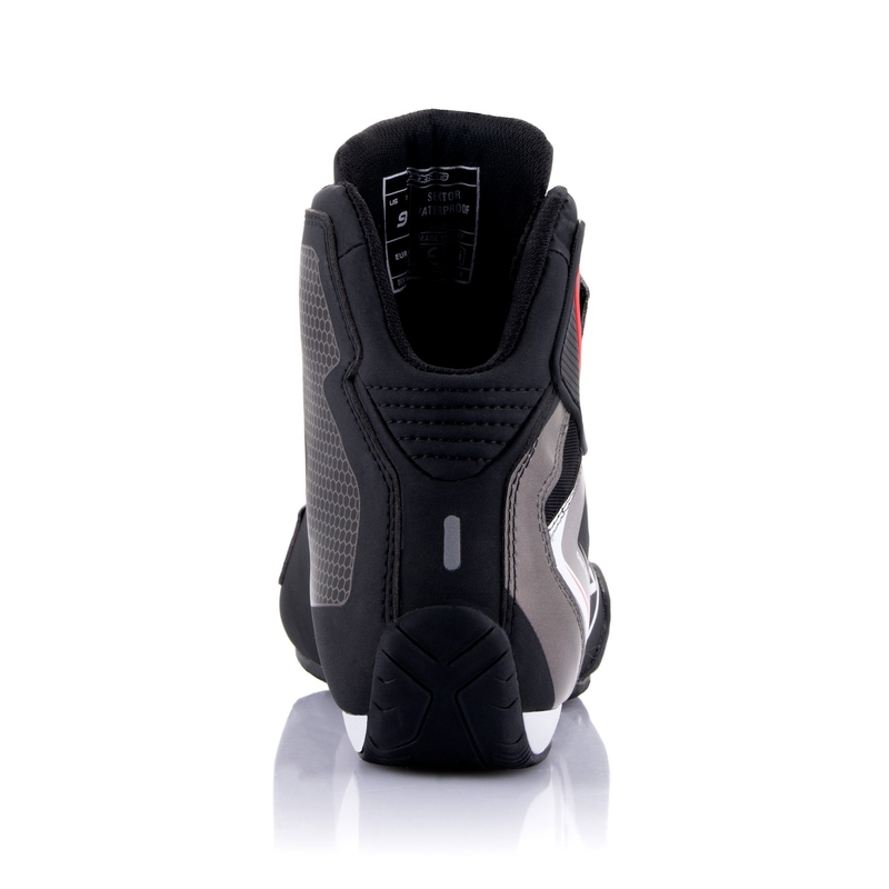 Alpinestars Sektor Водоустойчиви черни, бели и сиви ботуши за мотоциклети