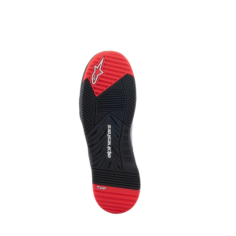Alpinestars Speedflight черно-червено-бели ботуши за мотоциклет