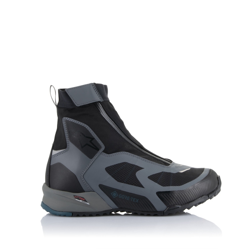 Alpinestars CR-8 Gore-Tex Black-Grey-Blue Мотоциклетни ботуши