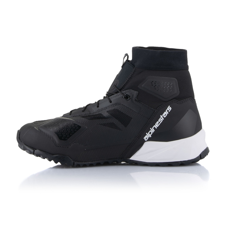 Alpinestars CR-1 черни и бели ботуши за мотоциклет
