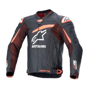 Alpinestars GP Plus R 4 Rideknit Black-Fluo Red-White Кожено мотоциклетно яке