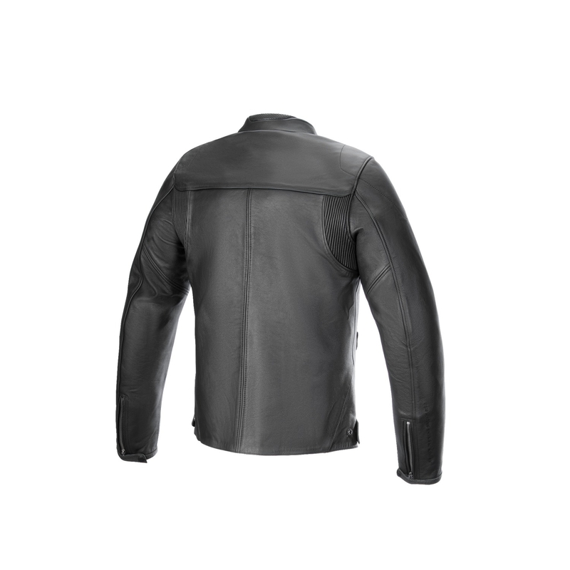 Alpinestars Blacktrack Черно кожено яке за мотоциклет