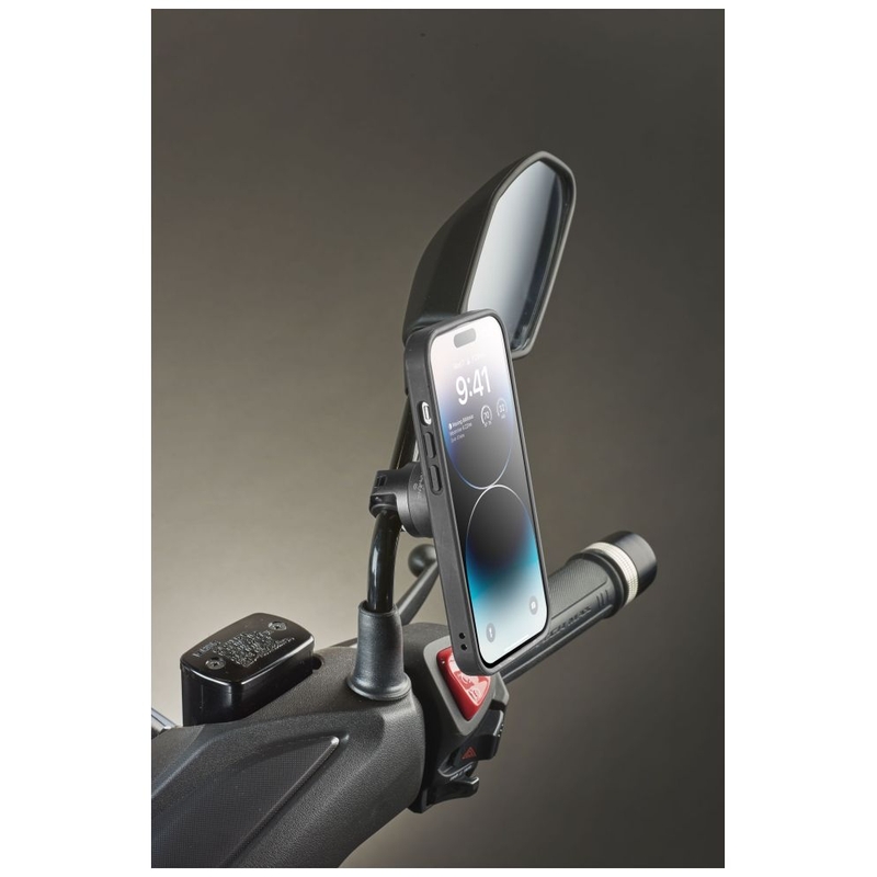 Монтаж Interphone QUIKLOX за огледало или парапет на мотоциклет