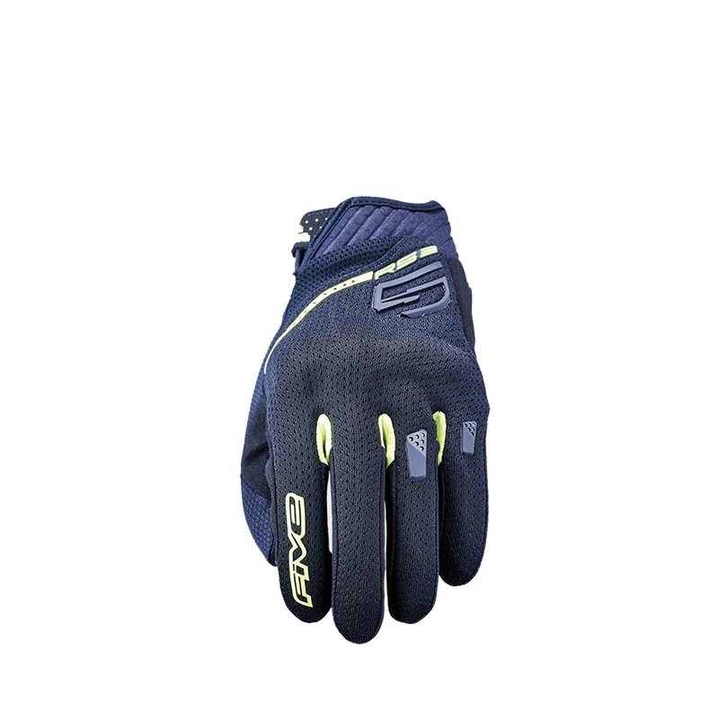 Ръкавици за мотоциклет FIVE RS3 EVO Airflow black-fluo yellow