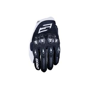 Дамски ръкавици за мотоциклетизъм FIVE Stunt EVO 2 Airflow Black and White