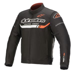 Alpinestars T-SP S Ignition Водоустойчиво яке за мотоциклети в черно, бяло и флуоресцентно червено