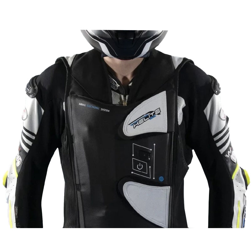 Helite e-GP AIR жилетка с въздушна възглавница черна