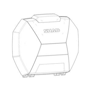 Kryt kufru SHAD SH38X