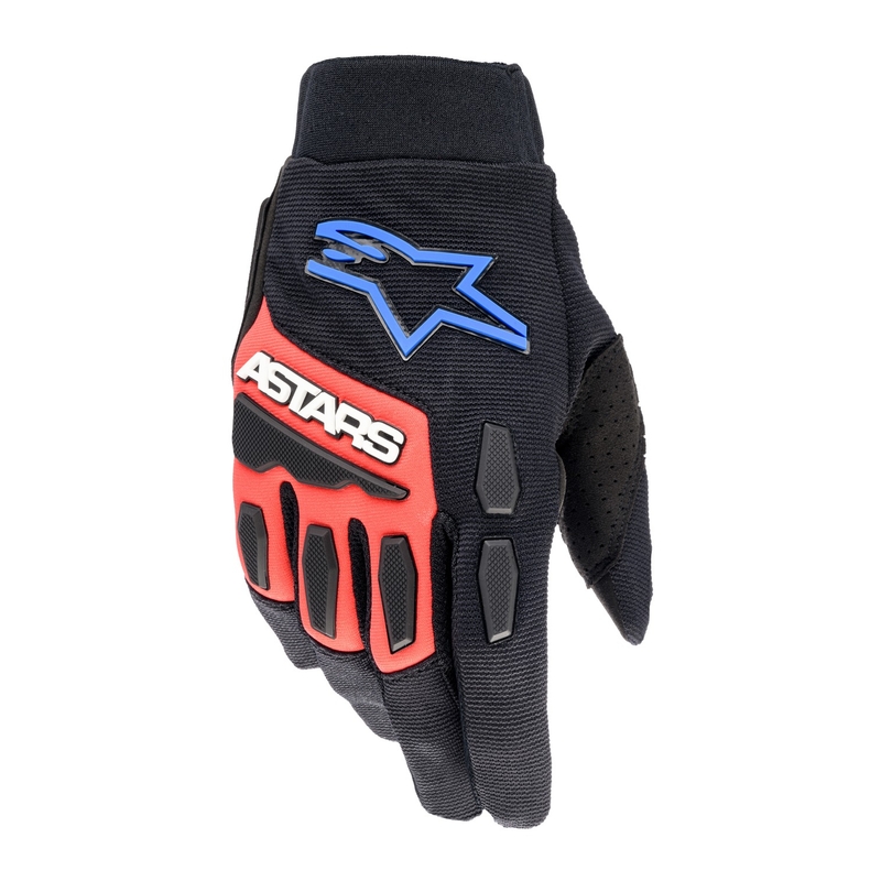 Мотокрос ръкавици Alpinestars Full Bore XT черно-червено-синьо-бели