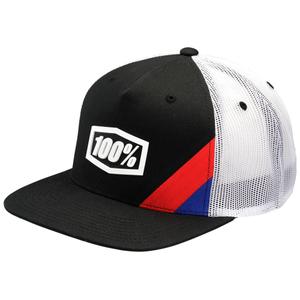 Шапка 100% Cornerstone Trucker черно и бяло
