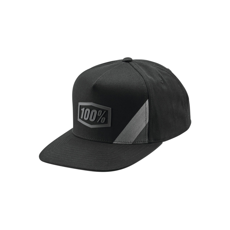 Шапка 100% Cornestone USA Snapback black-grey