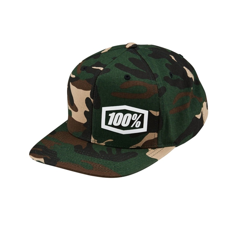 Шапка 100% Machine Snapback camo
