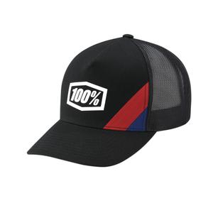 100% Cornestone X-Fit Trucker шапка черна