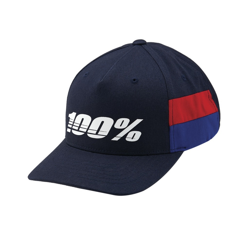 Детска шапка 100% Loyal Snapback синя