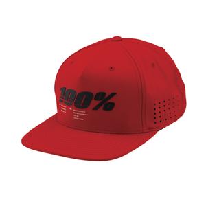 100% Drive Шапка Snapback червена