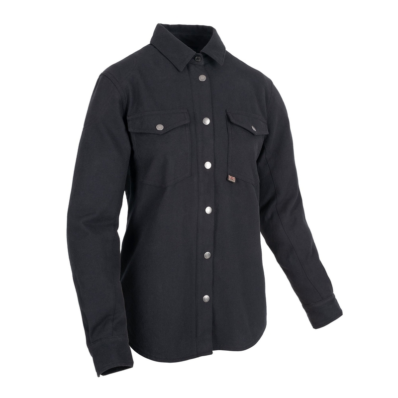 Дамска мотоциклетна риза Oxford Kickback 2.0 Black