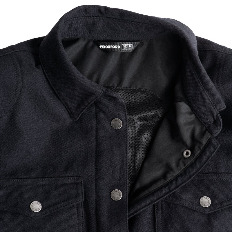 Дамска мотоциклетна риза Oxford Kickback 2.0 Black
