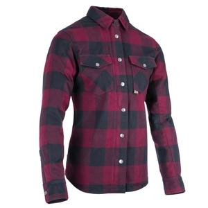 Дамска риза Oxford Kickback 2.0 Motorcycle Shirt Red and Black