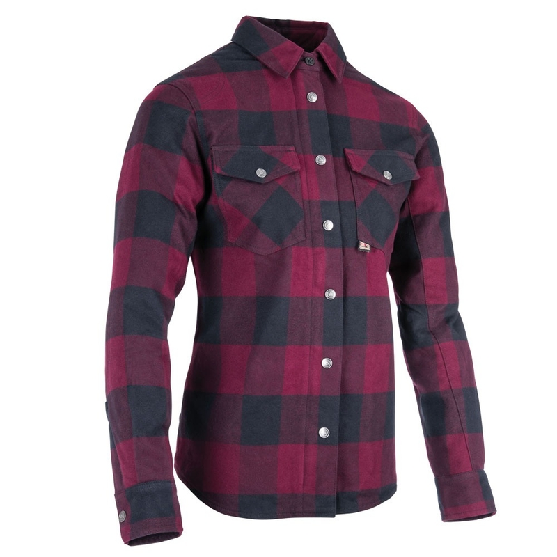 Дамска риза Oxford Kickback 2.0 Motorcycle Shirt Red and Black