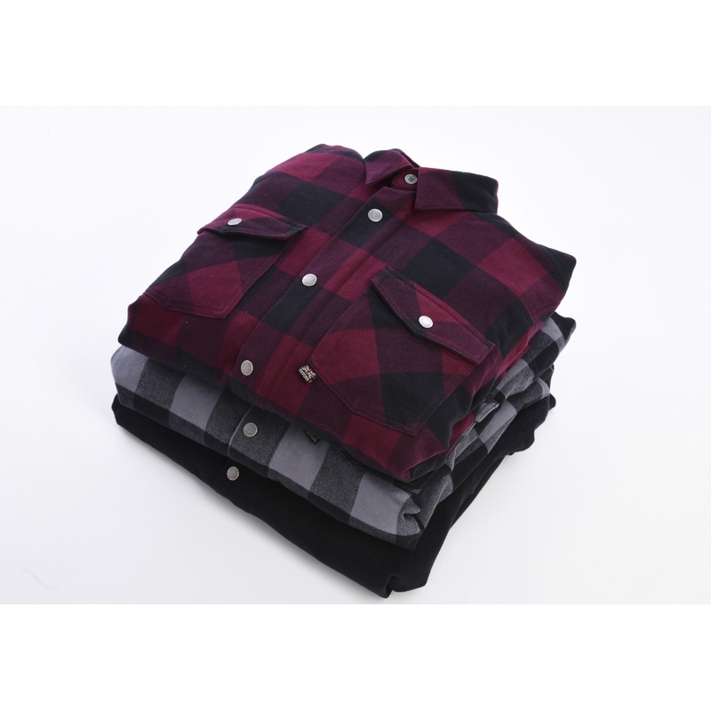 Дамска риза Oxford Kickback 2.0 Motorcycle Shirt Red and Black