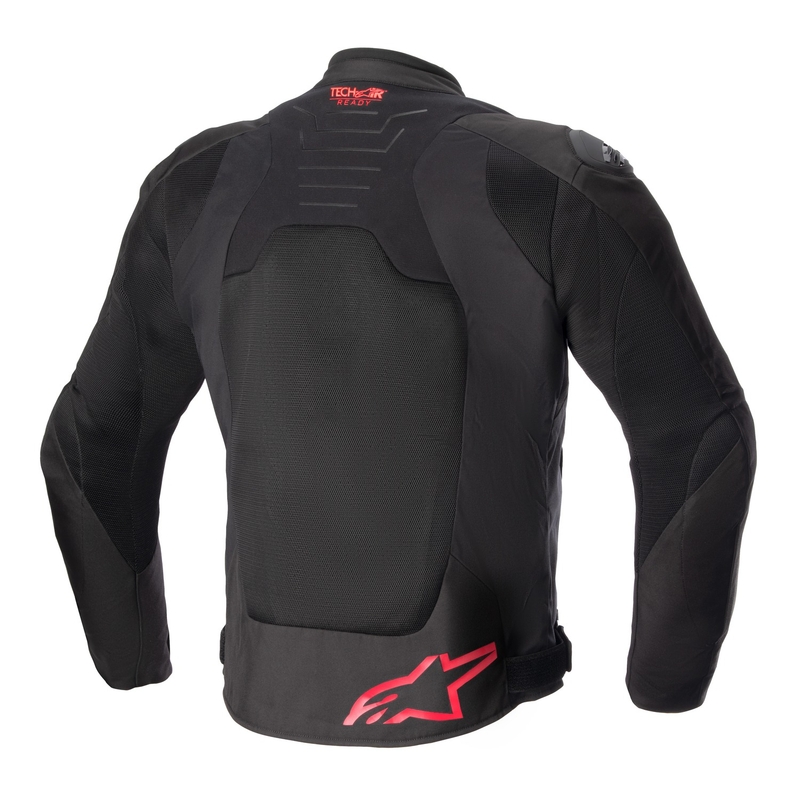 Мотоциклетно яке Alpinestars SMX Air черно и флуорово червено