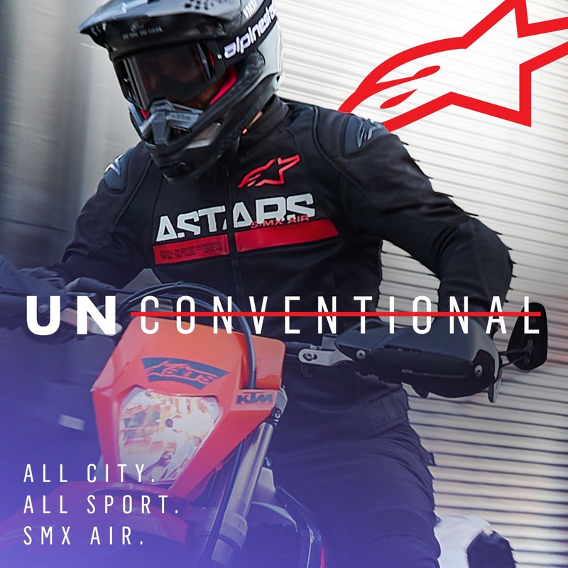 Мотоциклетно яке Alpinestars SMX Air черно и флуорово червено