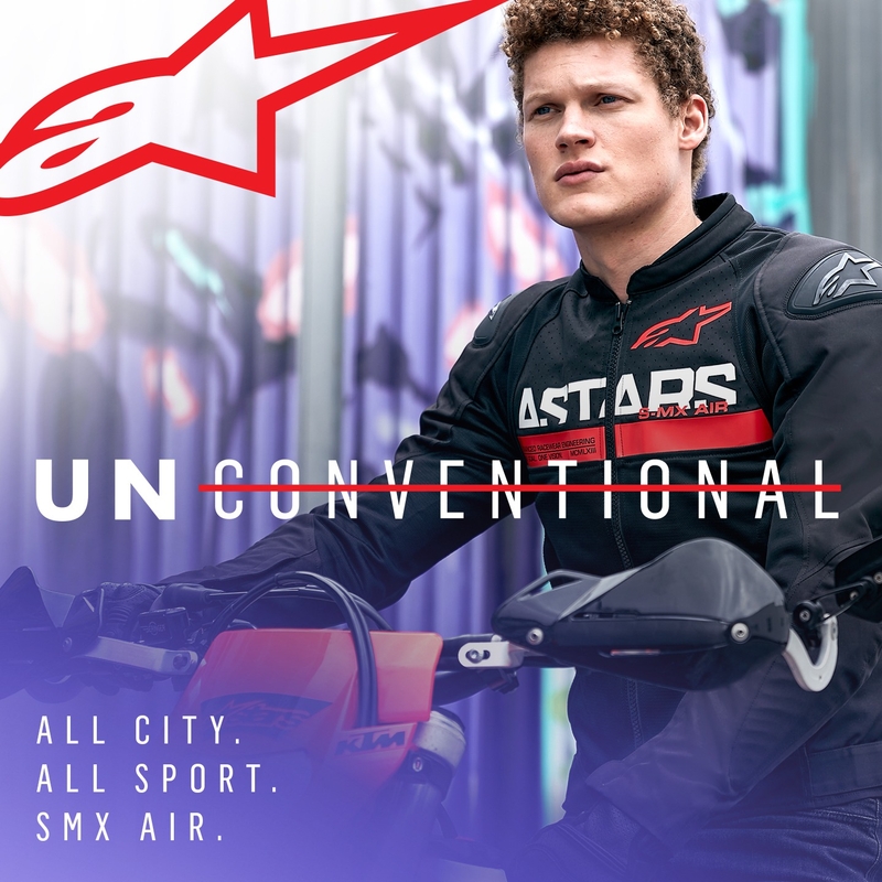 Мотоциклетно яке Alpinestars SMX Air черно и флуорово червено