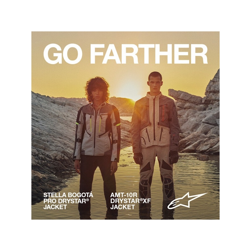 Alpinestars AMT-10R Drystar XF яке за мотоциклет пясъчно-черно-розово