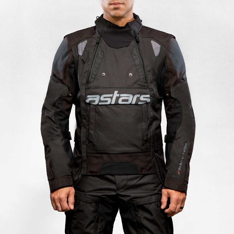 Мотоциклетно яке Alpinestars Halo Drystar светло сиво-тъмно сиво-черно-флуо червено