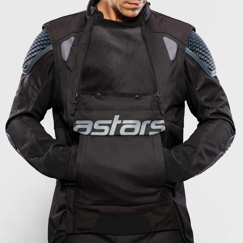 Мотоциклетно яке Alpinestars Halo Drystar светло сиво-тъмно сиво-черно-флуо червено