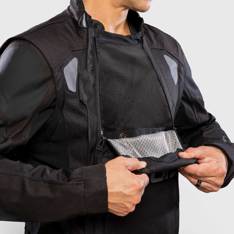 Мотоциклетно яке Alpinestars Halo Drystar светло сиво-тъмно сиво-черно-флуо червено