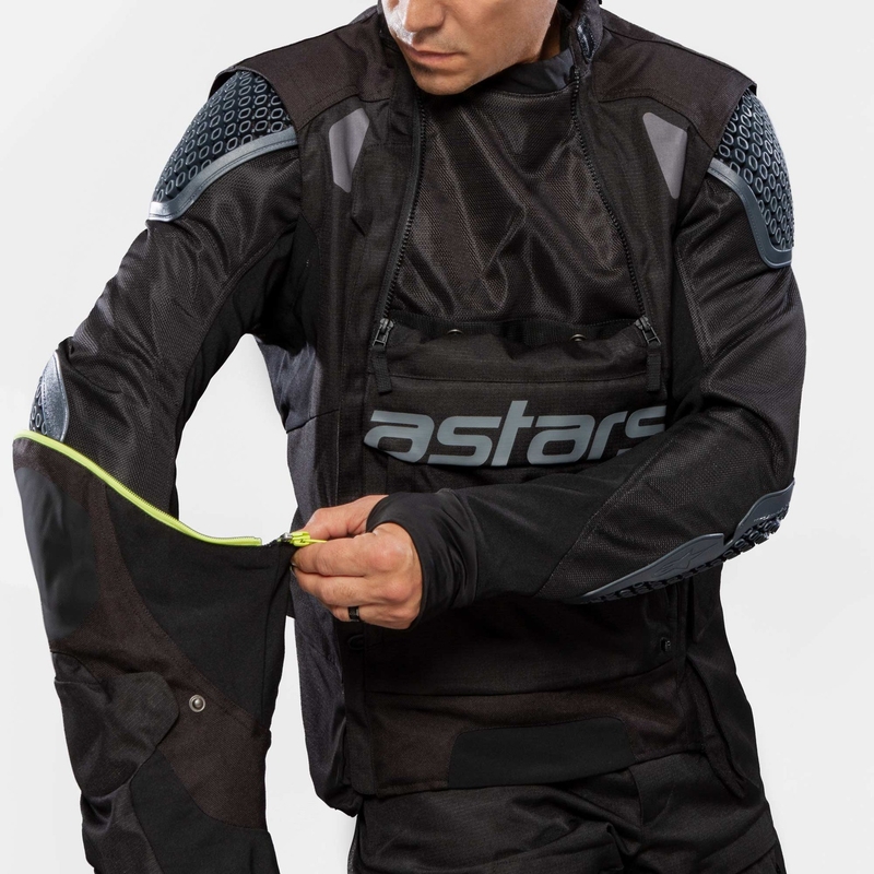 Мотоциклетно яке Alpinestars Halo Drystar светло сиво-тъмно сиво-черно-флуо червено
