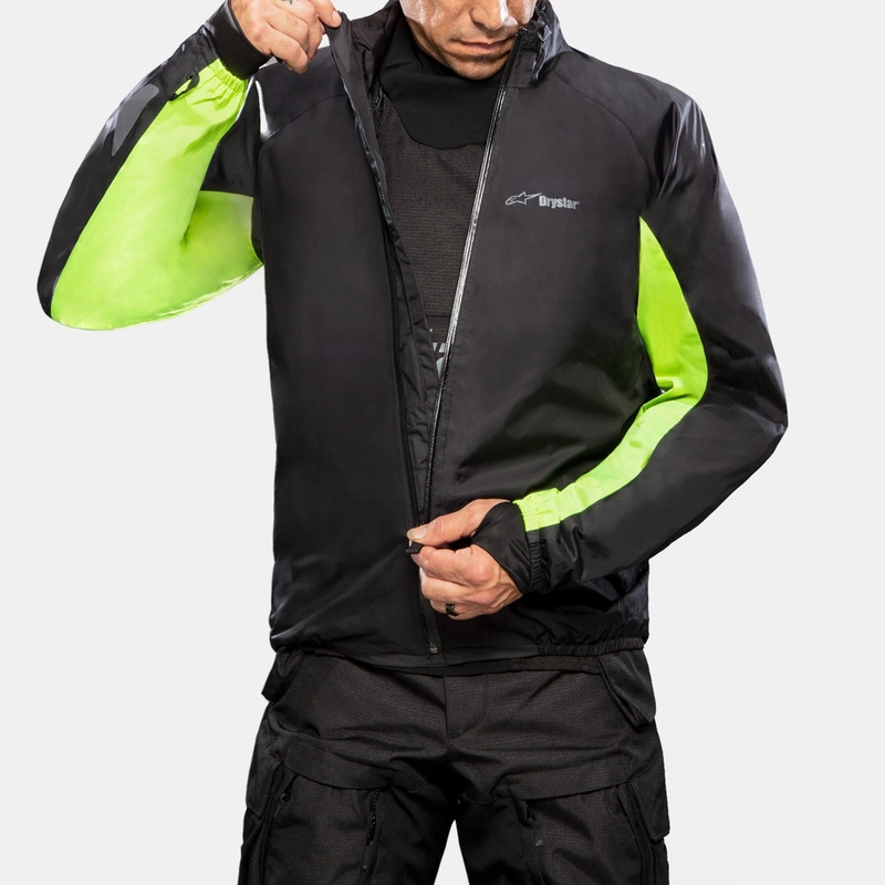Мотоциклетно яке Alpinestars Halo Drystar светло сиво-тъмно сиво-черно-флуо червено