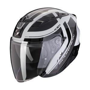 Отворена мотоциклетна каска SCORPION EXO-230 PUL сиво-черна