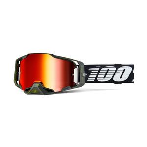 Очила за мотокрос 100% - САЩ ARMEGA Soledad red plexi