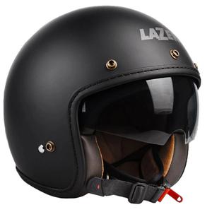 Lazer Mambo Evo Z-Line отворена мотоциклетна каска черна матова разпродажба