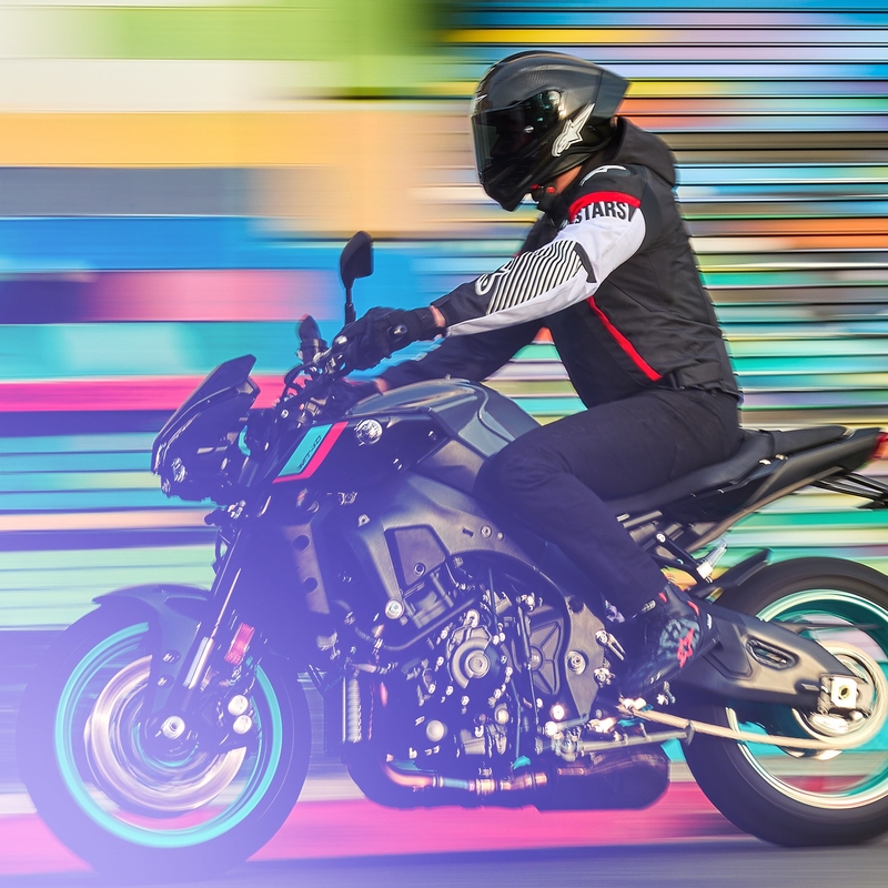 Alpinestars Zaca Air Водоустойчиво мотоциклетно яке Black-White-Fluo Red