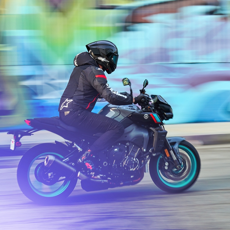 Alpinestars Zaca Air Водоустойчиво мотоциклетно яке Black-White-Fluo Red