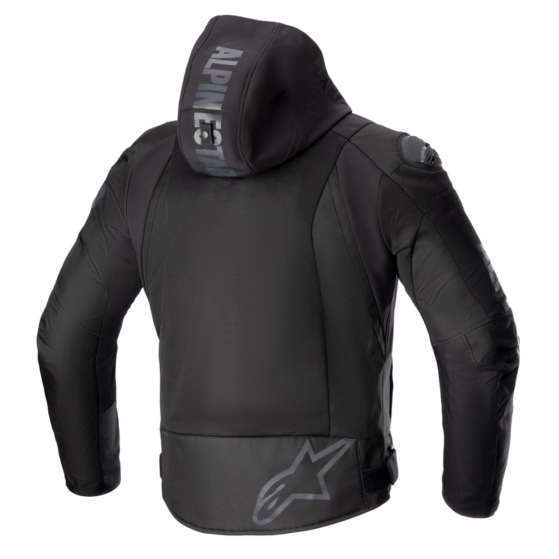 Alpinestars Zaca Air Водоустойчиво черно яке за мотоциклет