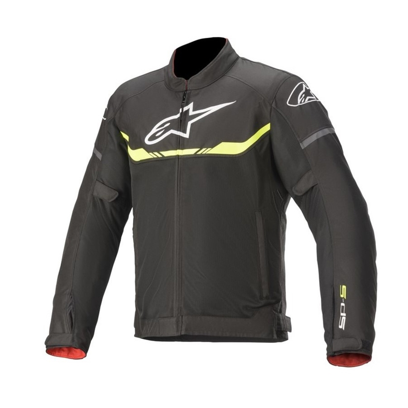 Bunda na motorku Alpinestars T-SPS Air černo-fluo žlutá