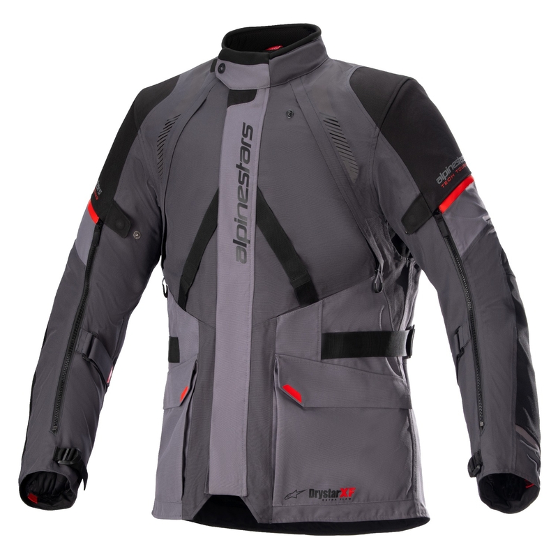 Мотоциклетно яке Alpinestars Monteira Drystar XF тъмно сиво-черно-червено