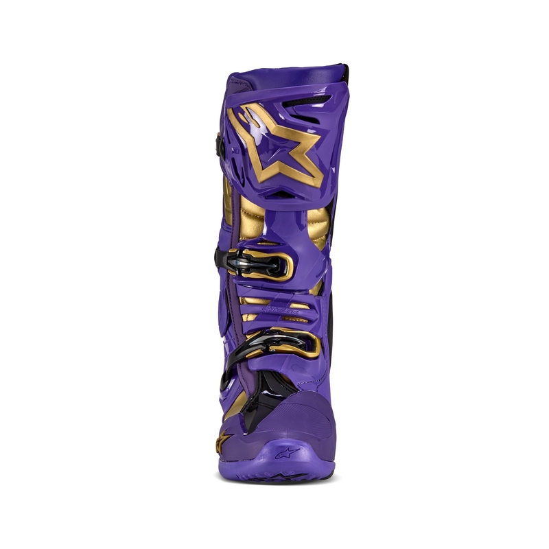 Alpinestars Tech 10 Limited Edition Champ Purple and Gold Мотоциклетни ботуши