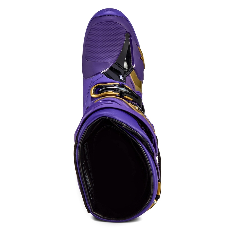 Alpinestars Tech 10 Limited Edition Champ Purple and Gold Мотоциклетни ботуши