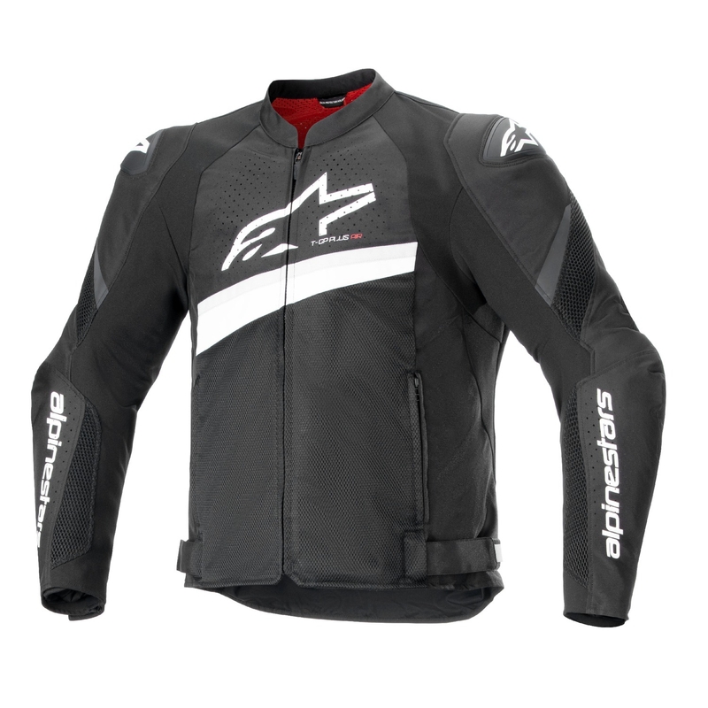 Alpinestars T-GP Plus R 4 Airflow черно-бяло яке за мотоциклет