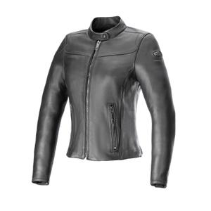 Alpinestars Women's Ory Black Leather Motorcycle Jacket