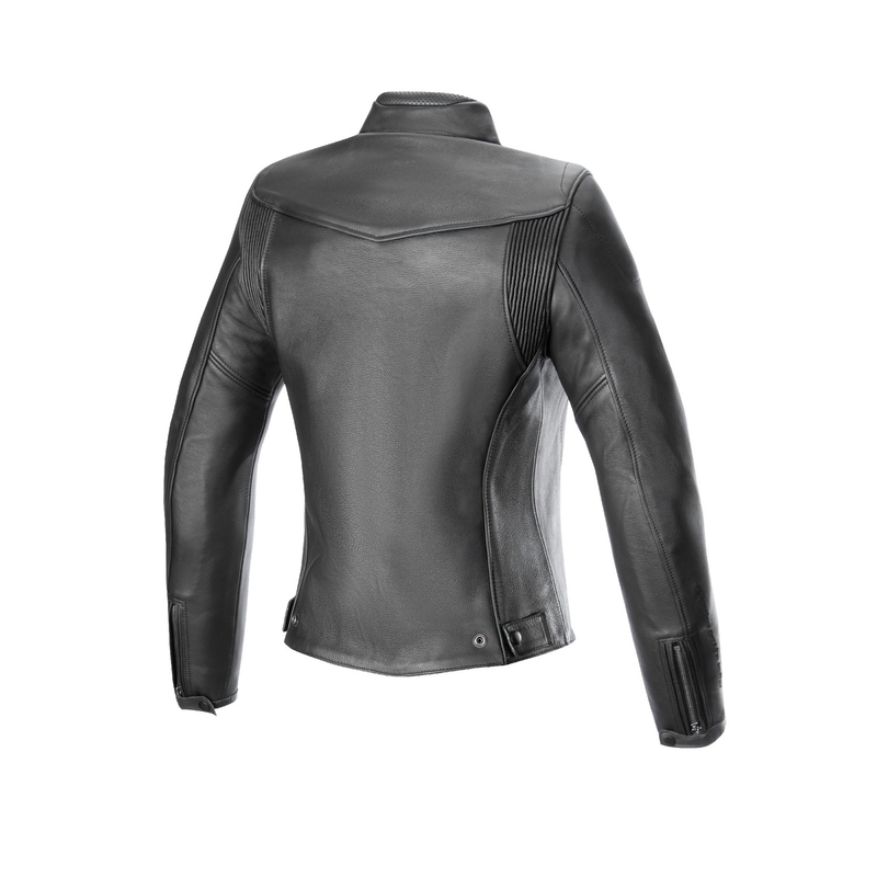 Alpinestars Women's Ory Black Leather Motorcycle Jacket