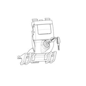 Zavírací mechanismus SHAD PREMIUM pro SH35/SH36