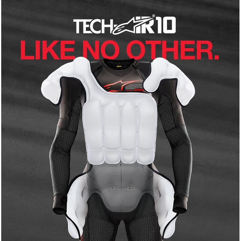Система въздушни възглавници Alpinestars TECH-AIR®10 черно-червено-сиво