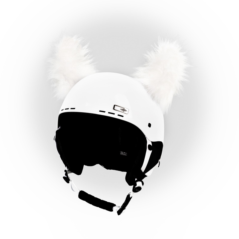Уши за каска Yeti бели