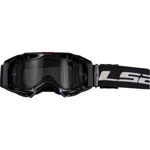 Очила за мотокрос LS2 Aura Enduro черни прозрачни плексигласови